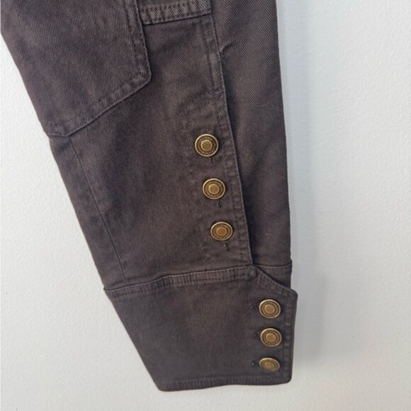 Authentic Gucci Brown Denim Capri Jeans – Size 40 (US 6/8) – Vintage Look - Picture 10 of 16